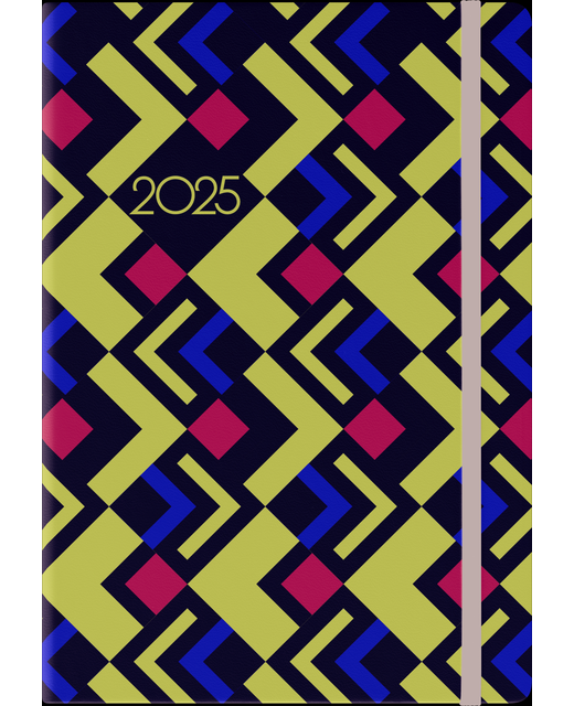 2025 Collins Diary A63 Geometric Week to View