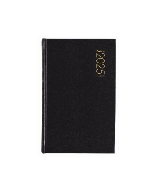 2025 Collins Diary 81A Black