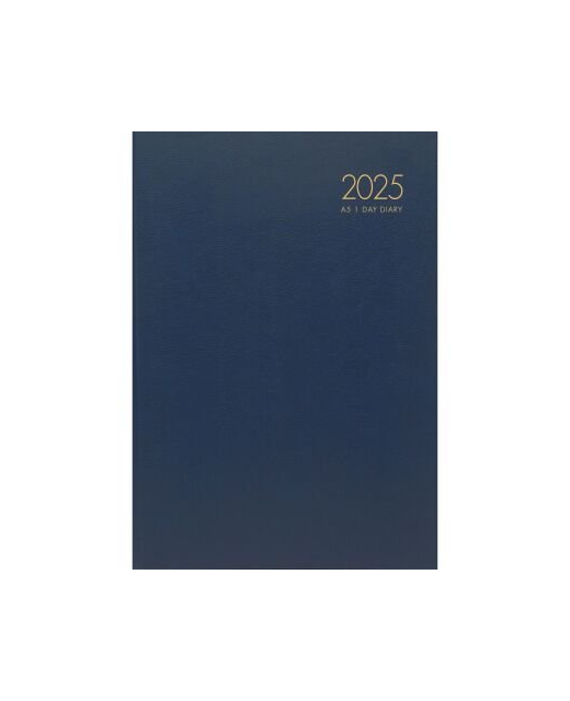 2025 Collins Windsor A51 Day To Page Diary Navy