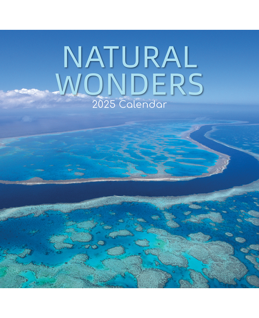 2025 SQUARE CALENDAR NATURAL WONDERS