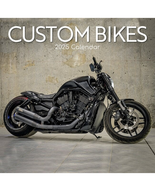 2025 SQUARE CALENDAR CUSTOM BIKES