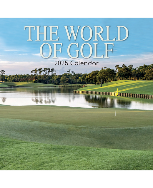 2025 SQUARE CALENDAR WORLD OF GOLF