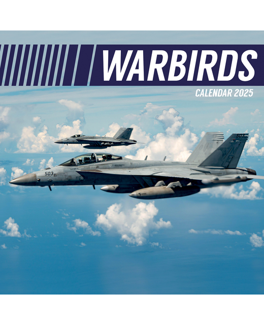 2025 SQUARE CALENDAR WARBIRDS