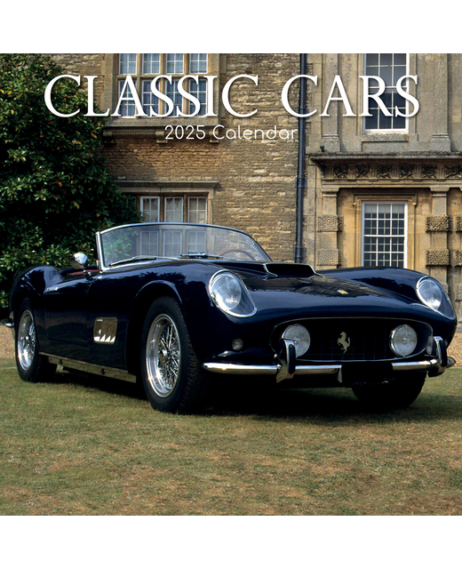 2025 SQUARE CALENDAR CLASSIC CARS