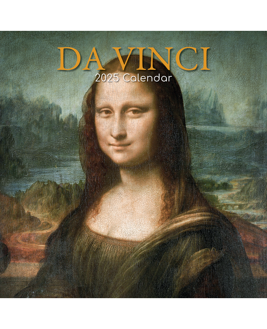 2025 SQUARE CALENDAR DA VINCI