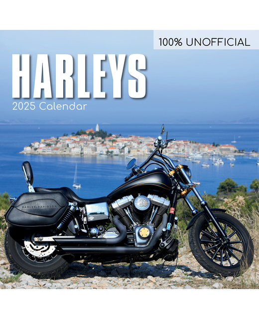 2025 SQUARE CALENDAR HARLEYS