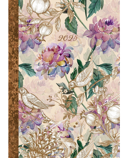 DIARY A5 PADDED 2025 BLOOMING GORGEOUS