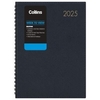 2025 Collins Boston A53 Week To View Diary Navy Wiro