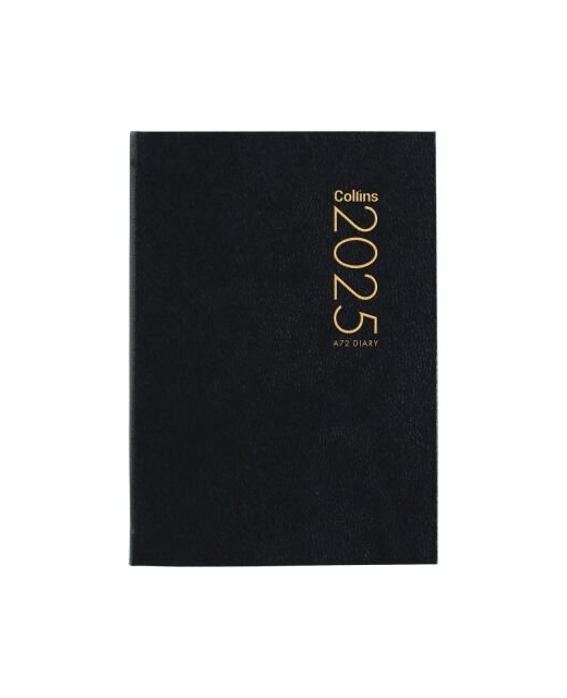 2025 Collins Diary A72 Black