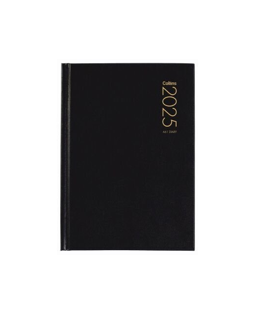 2025 Collins Diary A61 Black