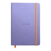 NOTEBOOK A5 HARDCOVER RHODIA LINED IRIS BLUE