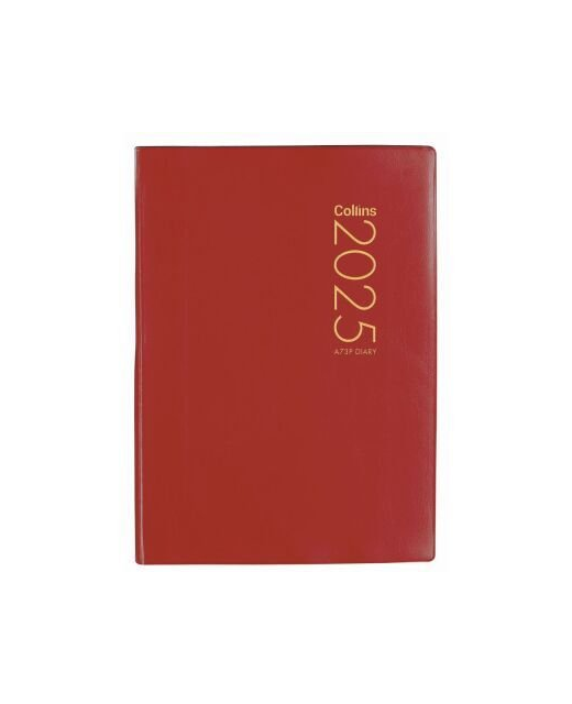 2025 Collins Diary A73P Red