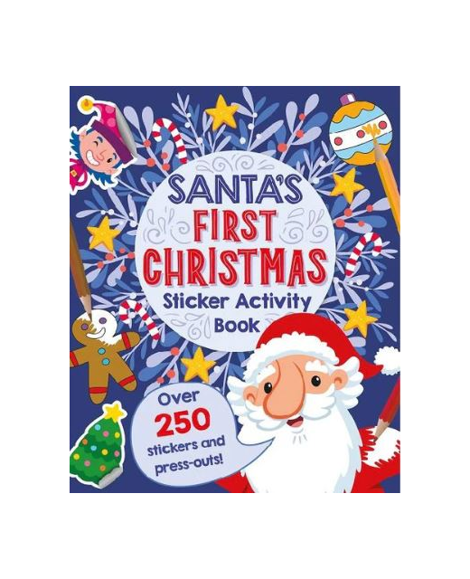 Santas First Christmas Sticker Activity