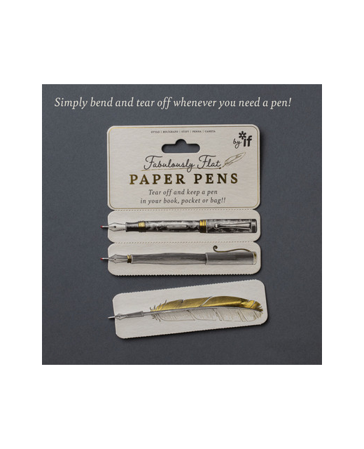 FABULOUSLY FLAT PAPER PENS