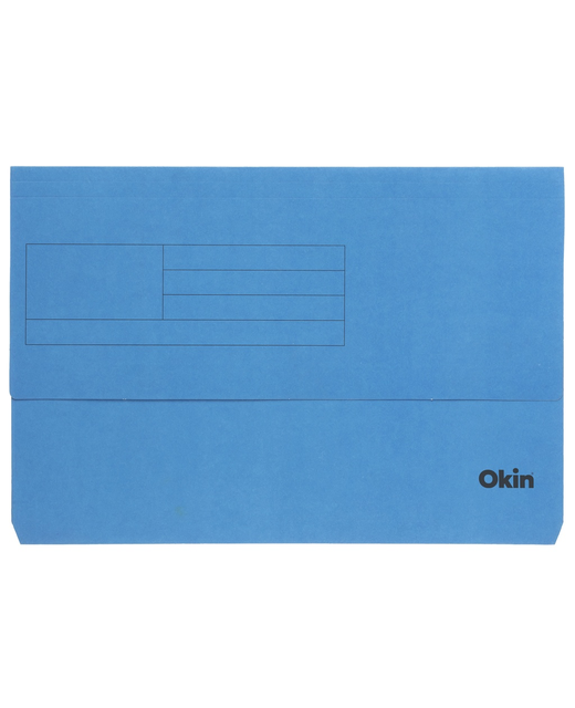 OKIN CARD DOCUMENT WALLET FS BLUE