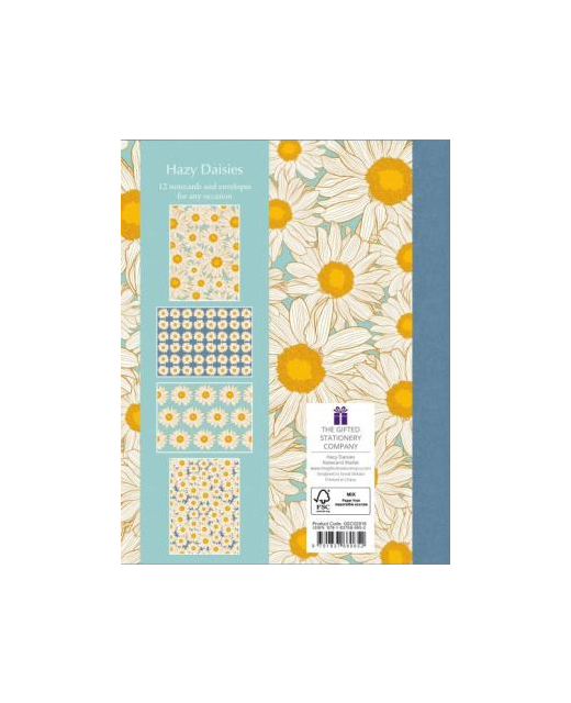 NOTECARD WALLET HAZY DAISIES