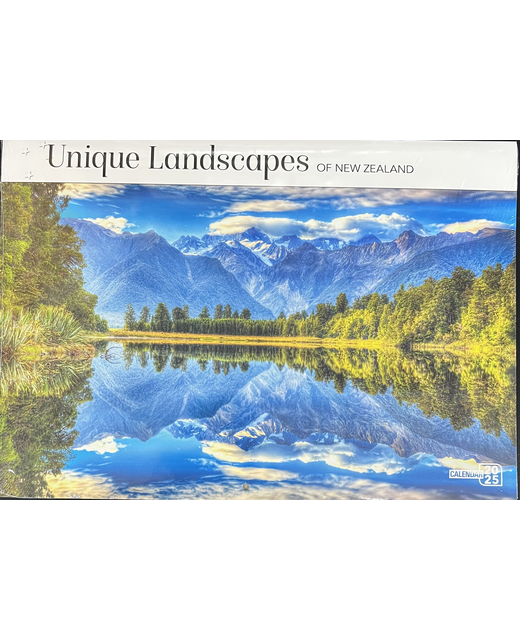 2025 CALENDAR UNIQUE LANDSCAPES OF NZ