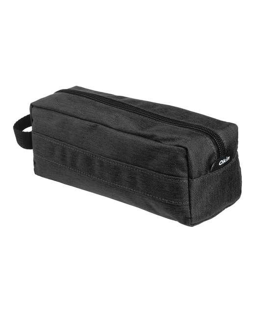 OKIN PENCIL CASE BARREL 1 ZIP BLACK