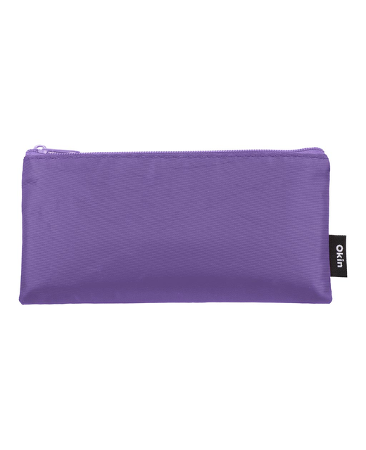 OKIN PENCIL CASE FLAT PURPLE 21X11CM