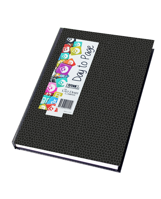 DIARY 2025 A5 CASE BOUND DTP BLACK