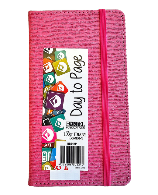 DIARIES 2025 BECALL B6 CASE BOUND DTP PINK