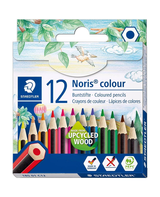 COLOURED PENCILS STAEDTLER NORIS HALF 12 PACK