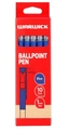 Warwick Ballpoint Capped Pens Blue 1.0mm 10pk