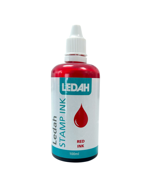 INK RED LEDAH STAMP 100ML 