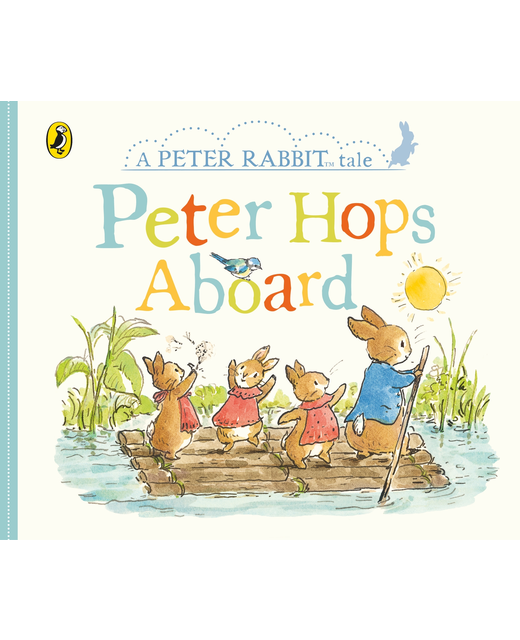 PETER HOPS ABOARD (Board Book)