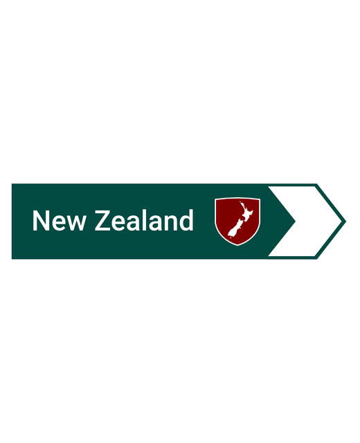 ROAD SIGN MAGNET NEW ZEALAND 
