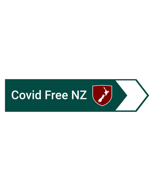 ROAD SIGN MAGNET COVID FREE NZ 