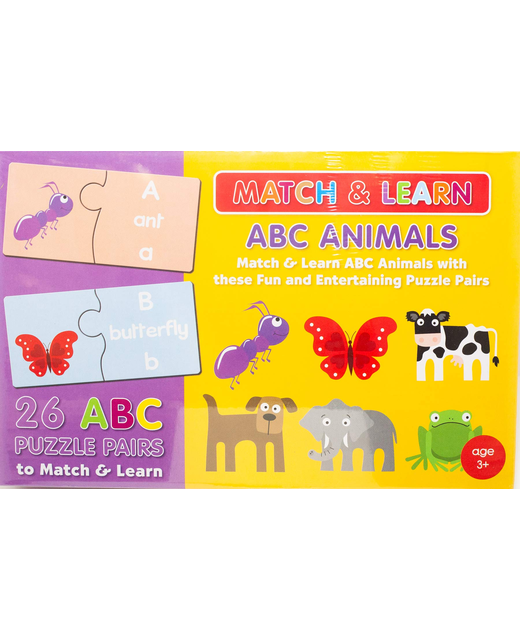 ABC ANIMALS MATCH AND LEARN BOX SET