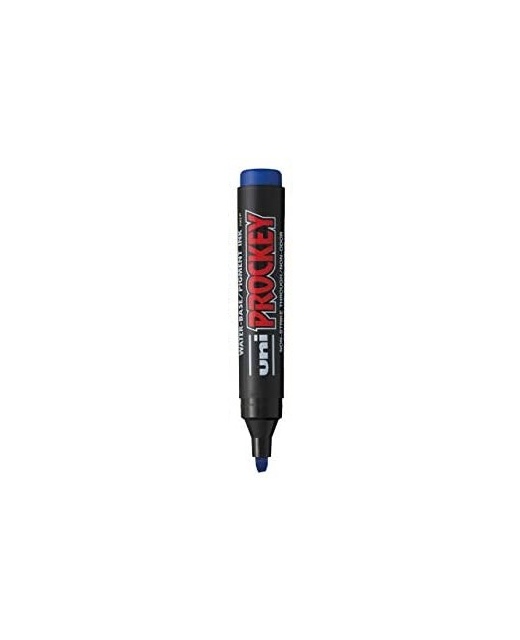 UNI PROCKEY MARKER 5.7mm CHISEL BLUE