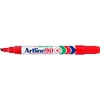 ARTLINE MARKER PERMANENT 2-5mm CHISEL RED