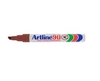 ARTLINE MARKER PERMANENT 2-5mm CHISEL BROWN