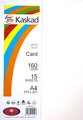 Kaskad A4 160gsm Card 15pk White Linen