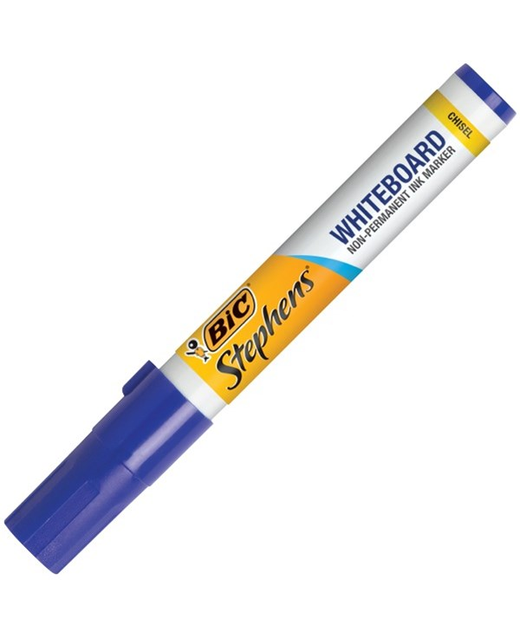 Whiteboard Marker Bic Chisel Blue