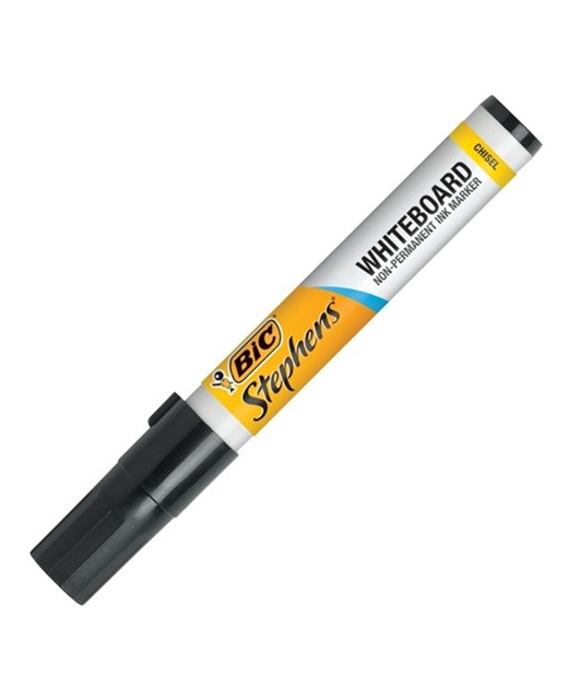 Whiteboard Marker Bic Chisel Black