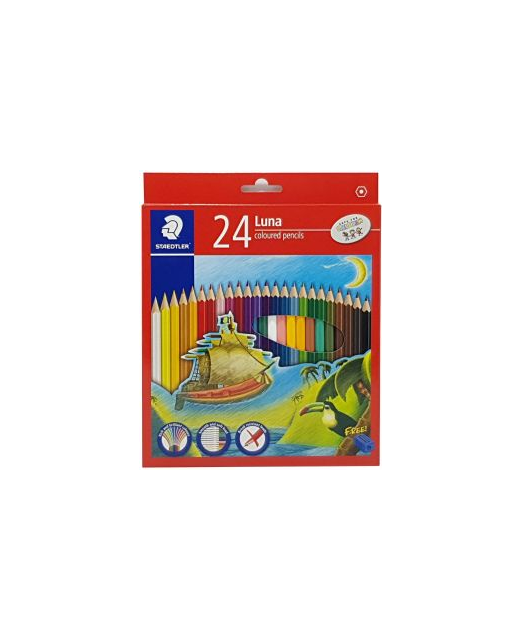 COLOURED PENCILS STAEDTLER LUNA FULL PACK 24