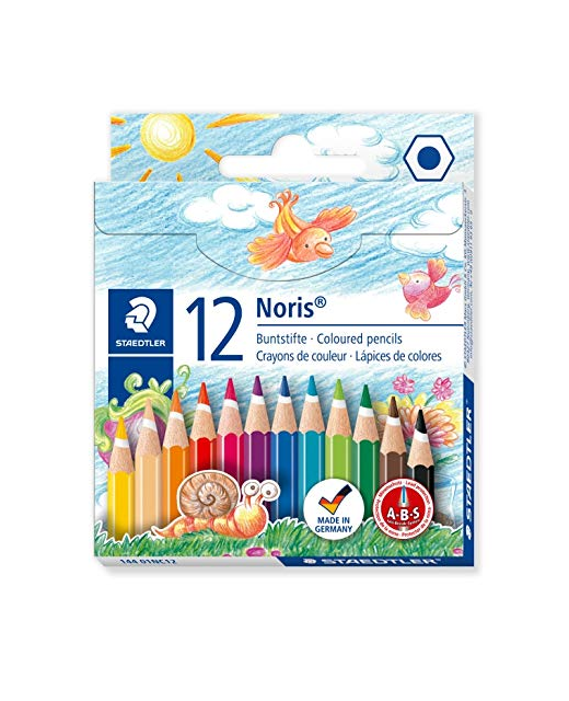 COLOURED PENCILS STAEDTLER CLASSIC HALF PACK 12