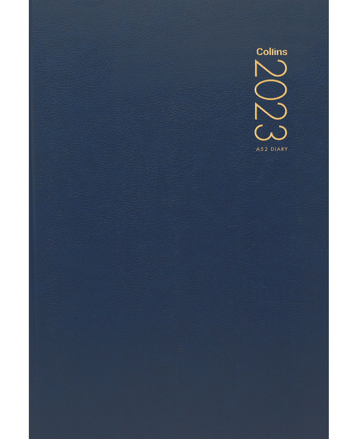 DIARIES 2023 Collins A52 Navy