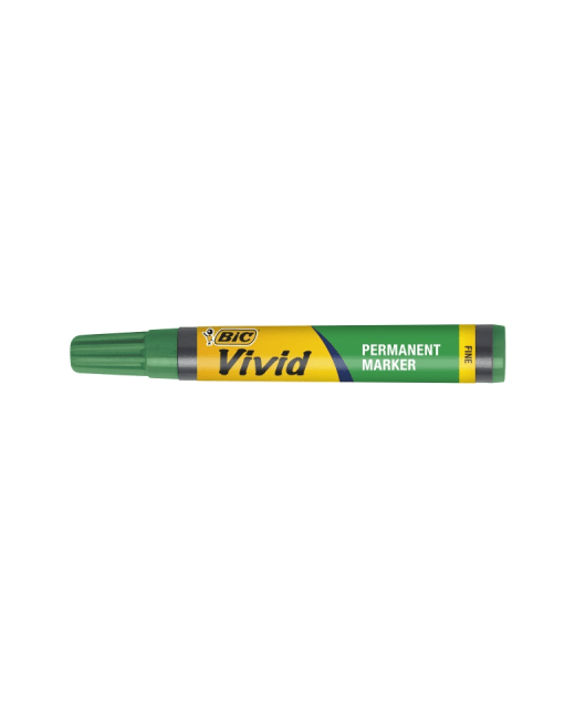 Marker Permanent Bic Vivid Fine Green