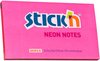 STICK N NOTE NEON PINK