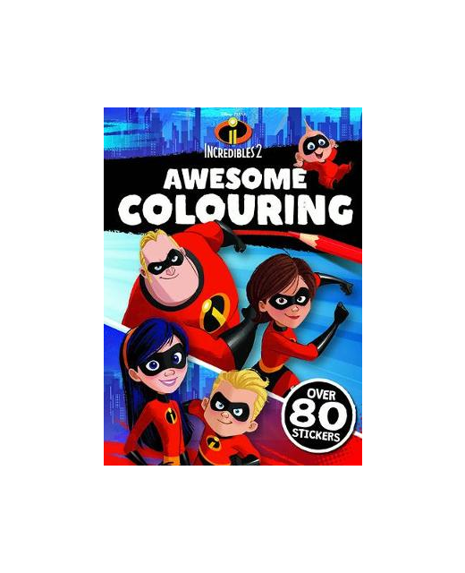 INCREDIBLES 2 COLOURING BOOK