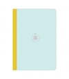 FLEXBOOK SMARTBOOK NOTEBOOK MEDIUM RULED YELLOW/MINT