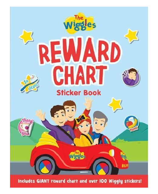 WIGGLES REWARD STICKER CHART BOOK