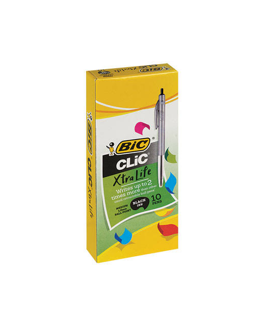 Pen Bic Clic Med Black Box 10