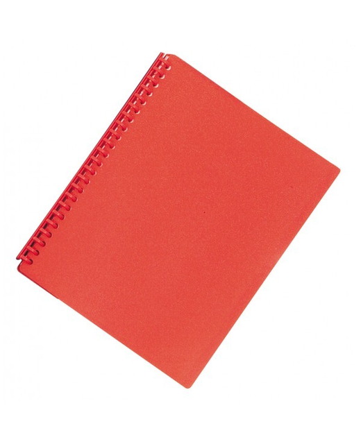 Display Book Fm Refillable 20 Pocket Red