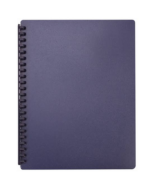 Display Book Fm Refillable 20 Pocket Blue