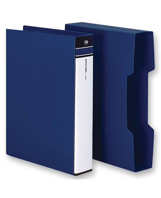 Display Book Fm A4 100 Pocket Blue